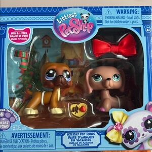 Littlest Pet Shop Series 4 Great Dane and Dachshund